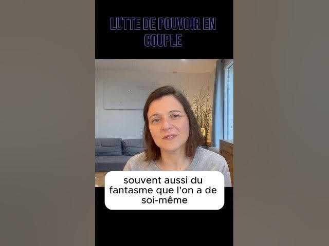 COUPLE Lutte de pouvoir inutile, mais inévitable ?