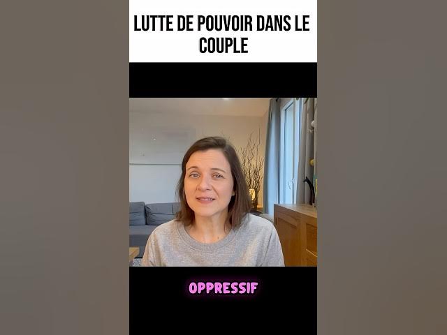 COUPLE Lutte de pouvoir